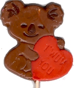 bear holding a heart - pop