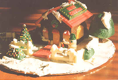 Christmas chocolate house