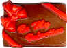 "be my valentine" on a chocolate box